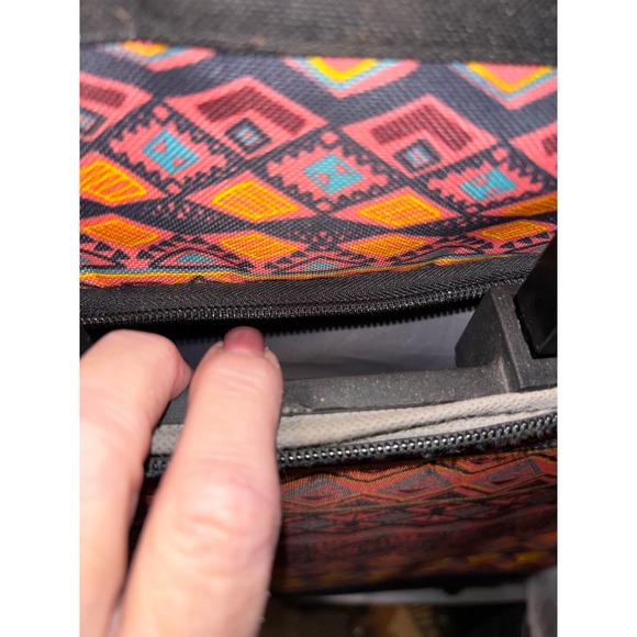 Traveland Carry on  Geometric Print Travel Bag /School Bookbag - Picture 8 of 16